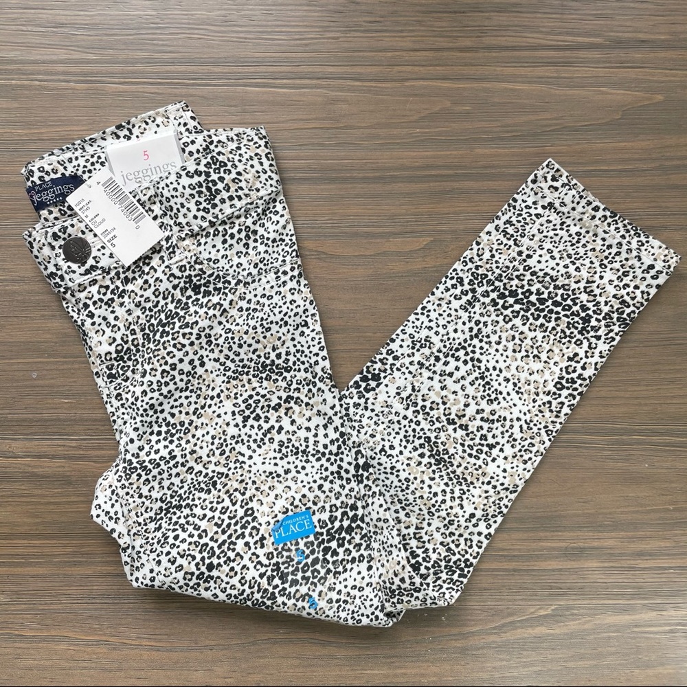 NWT leopard print Children’s Place jeggings
